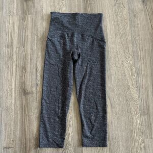 Spanx Leggings Size Small High Waist Charcoal Grey Slimming Shaping Pull On